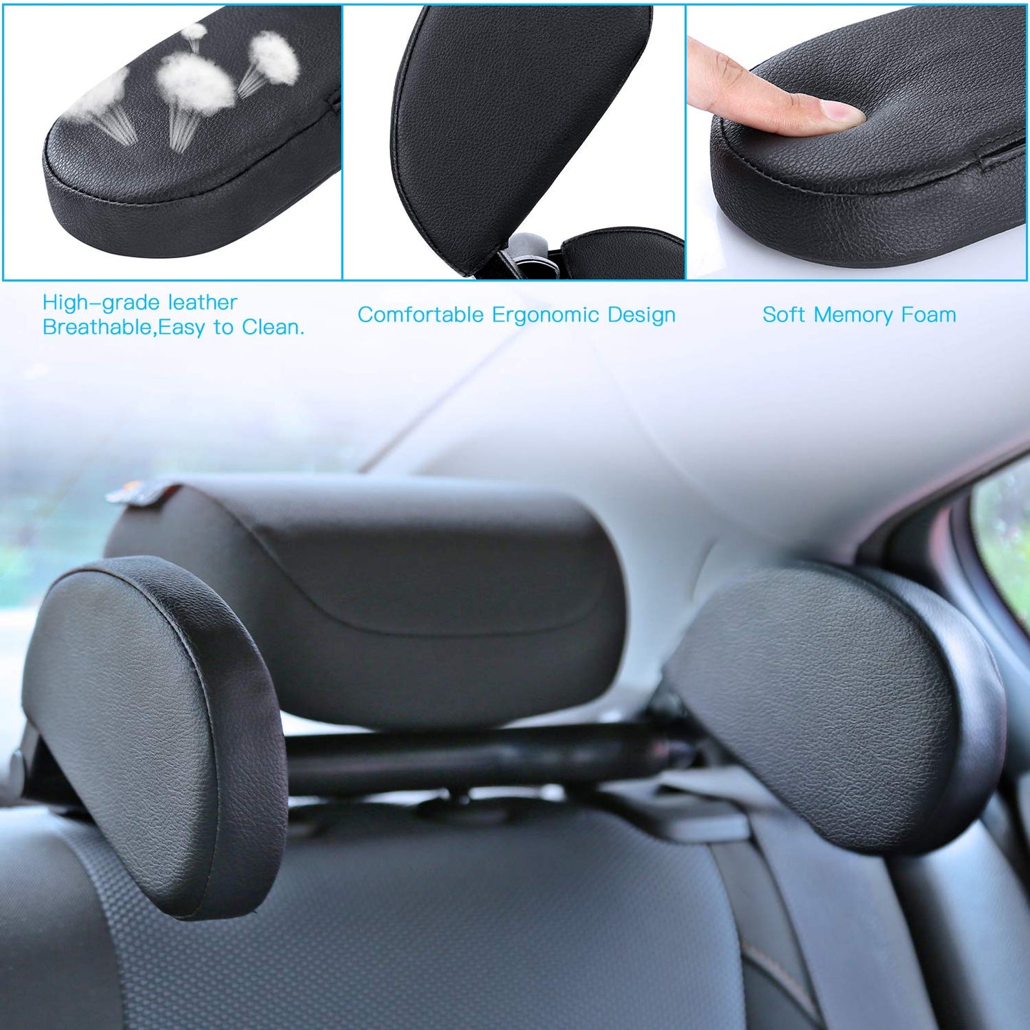 Car Headrest Neck Pillow