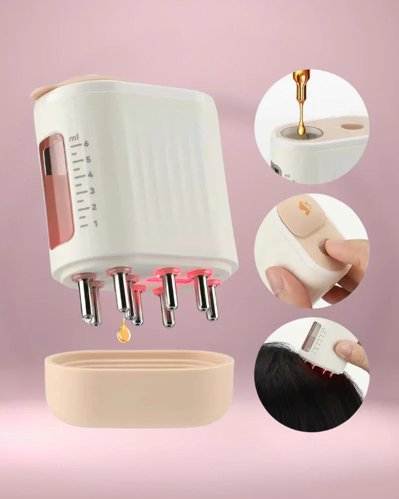 Hair Oil Applicator & Scalp Massager