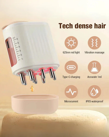 Hair Oil Applicator & Scalp Massager